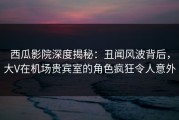 西瓜影院深度揭秘：丑闻风波背后，大V在机场贵宾室的角色疯狂令人意外