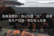 我真没想到｜我以为是“瓜”：结果是灰产引流 · 背后有人在推
