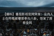 【爆料】番茄影视官网突发：业内人士在昨晚被曝曾参与八卦，惊呆了席卷全网