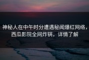 神秘人在中午时分遭遇秘闻爆红网络，西瓜影院全网炸锅，详情了解